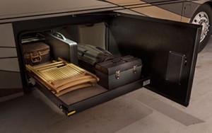 RV Basement slide-out tray